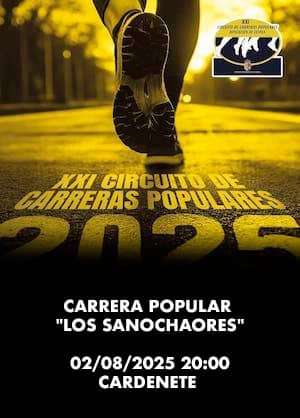 Cartel circuito carreras diputacion 2025 600