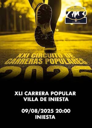 Cartel circuito carreras diputacion 2025 600